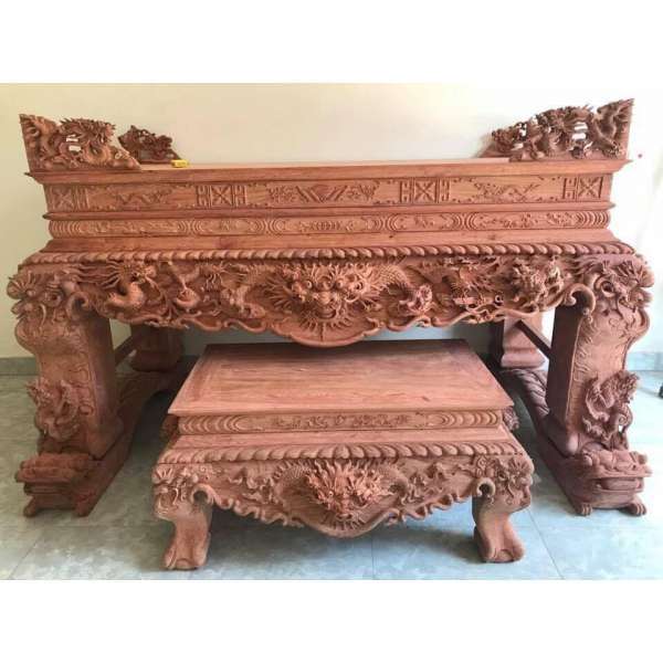 Siêu phẩm VIP bàn thờ gỗ gõ đỏ BT065